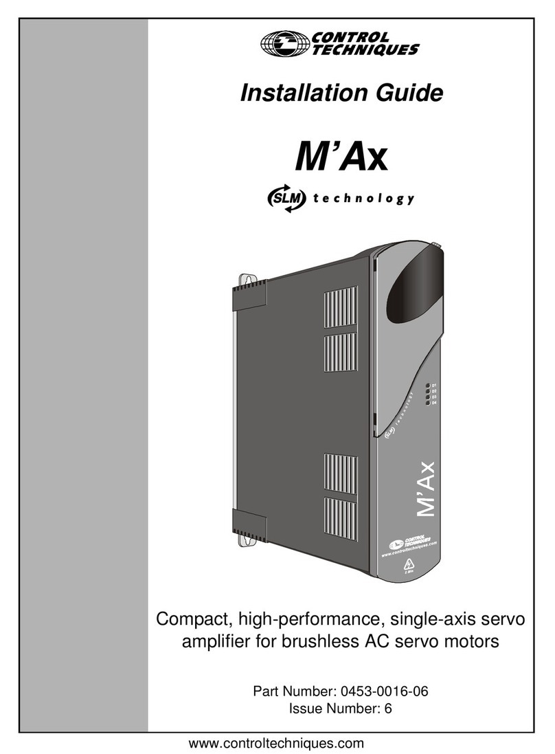 Control Techniques 0453-0016-06 installation guide