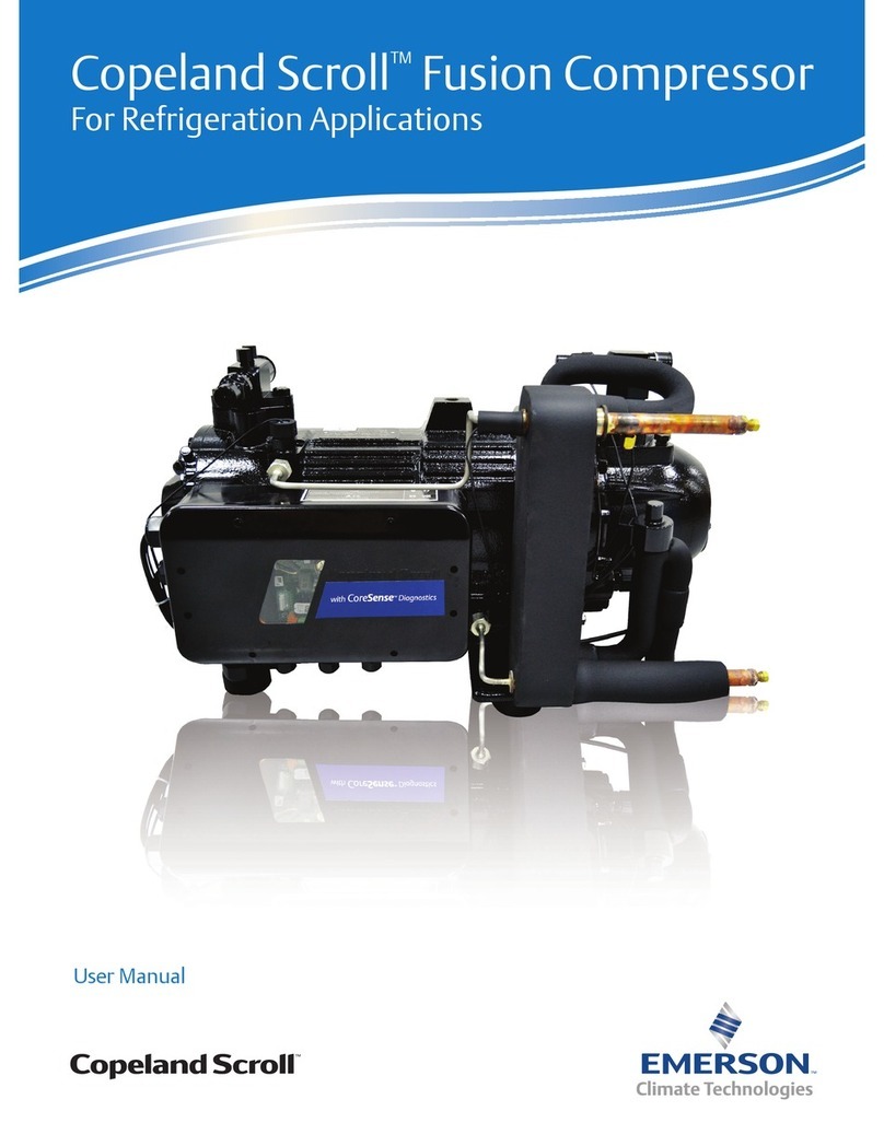 Emerson Copeland Scroll QF115L User manual