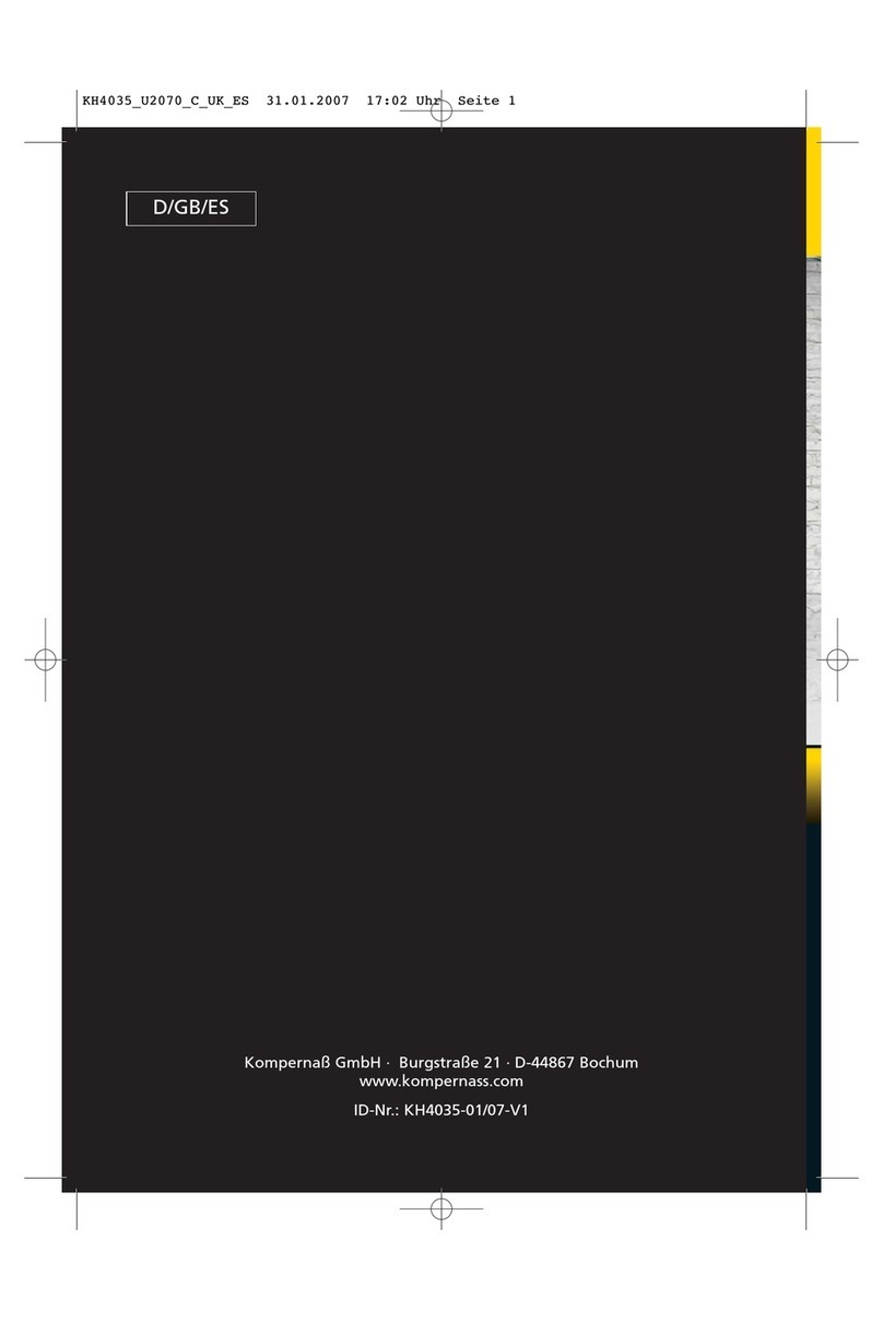 Kompernass KH 4035 operating manual