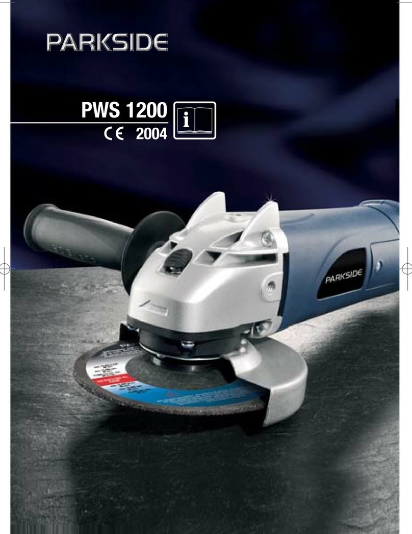 Parkside PWS 1200 Operating and safety instructions