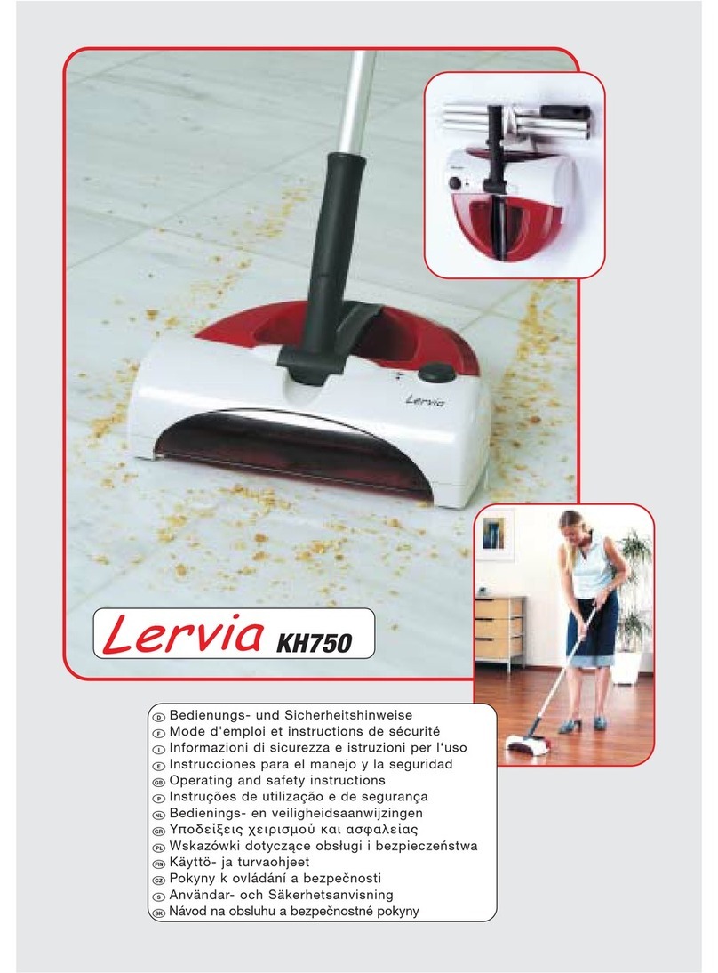 Lervia KH750 Operating and safety instructions
