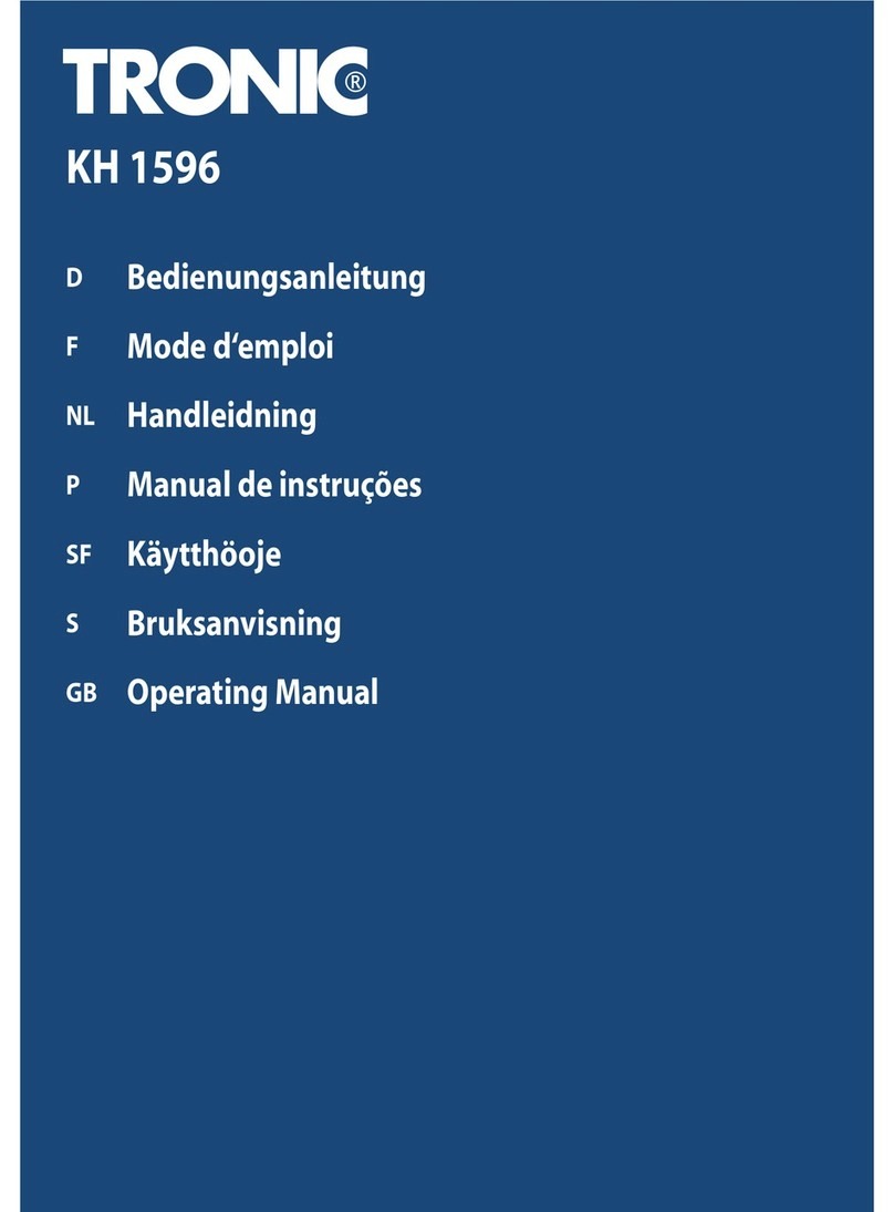 Tronic KH 1596 operating manual