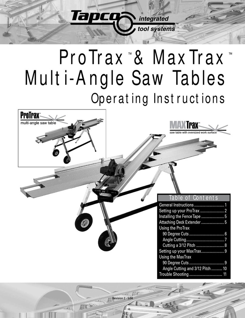 Tapco ProTrax operating instructions