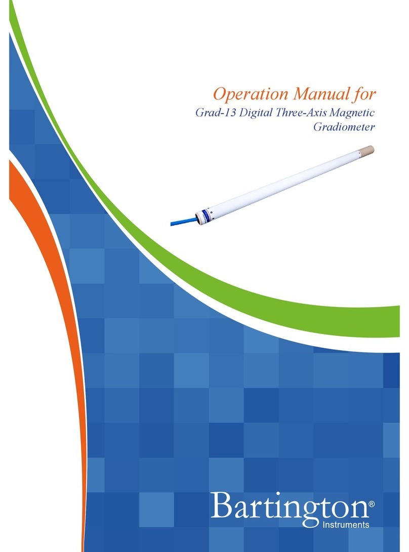 Bartington Grad-13 Series Operation manual