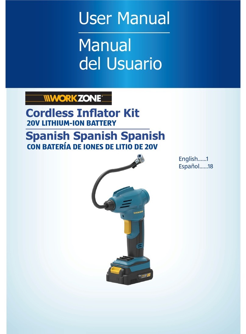 Workzone PT160601 User manual