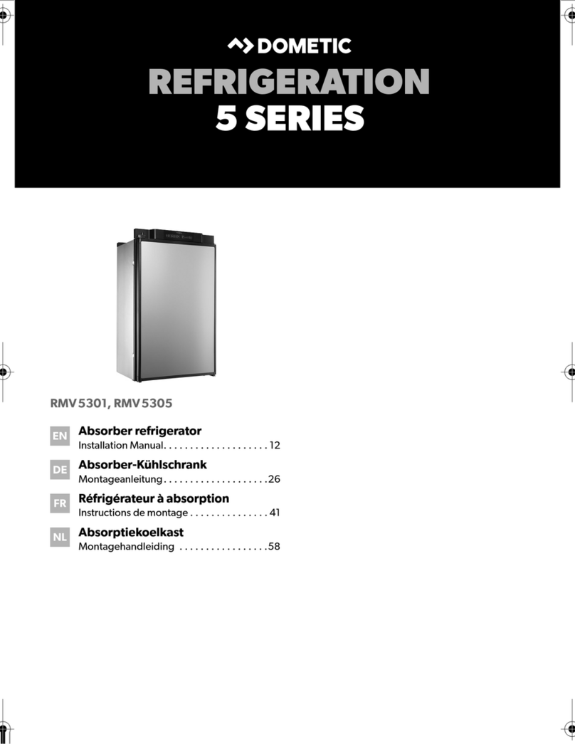 Dometic RMV 5301 User manual