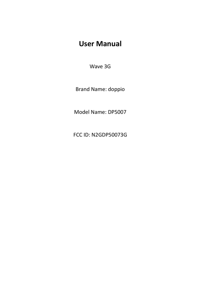 doppio DP5007 user manual