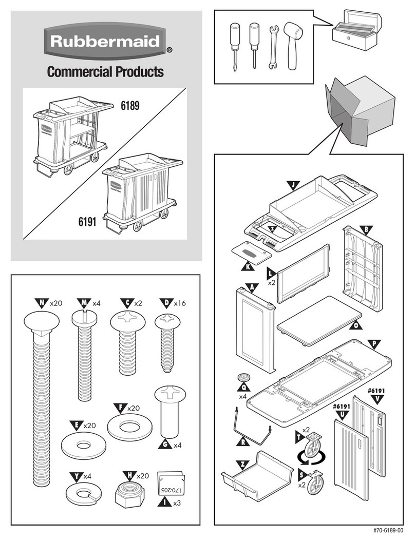 Rubbermaid 6191 manual