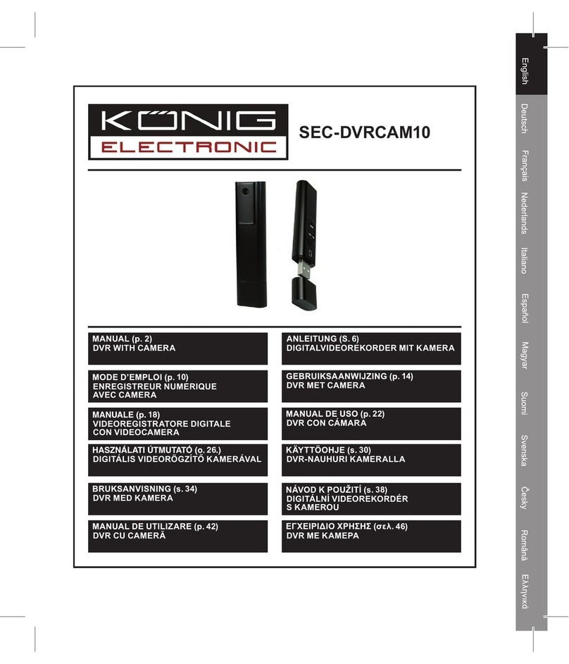 Konig SEC-DVRCAM10 User manual