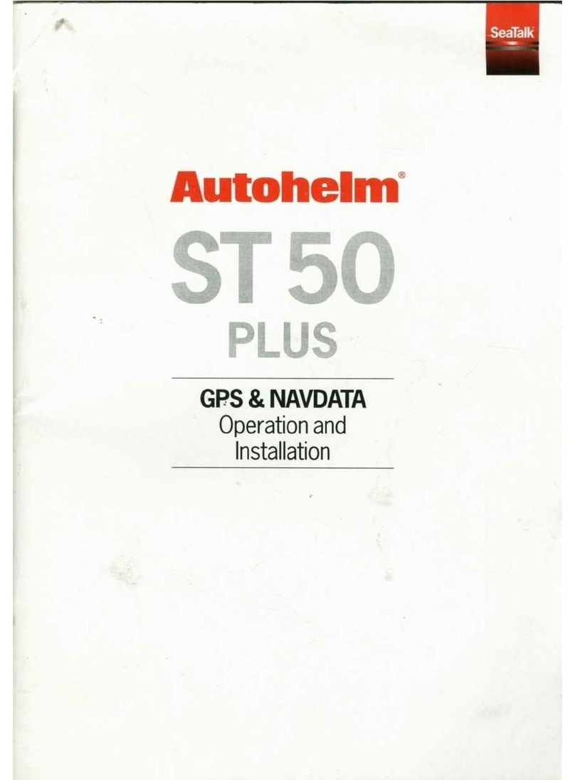 AUTOHELM ST50 PLUS Operation and installation
