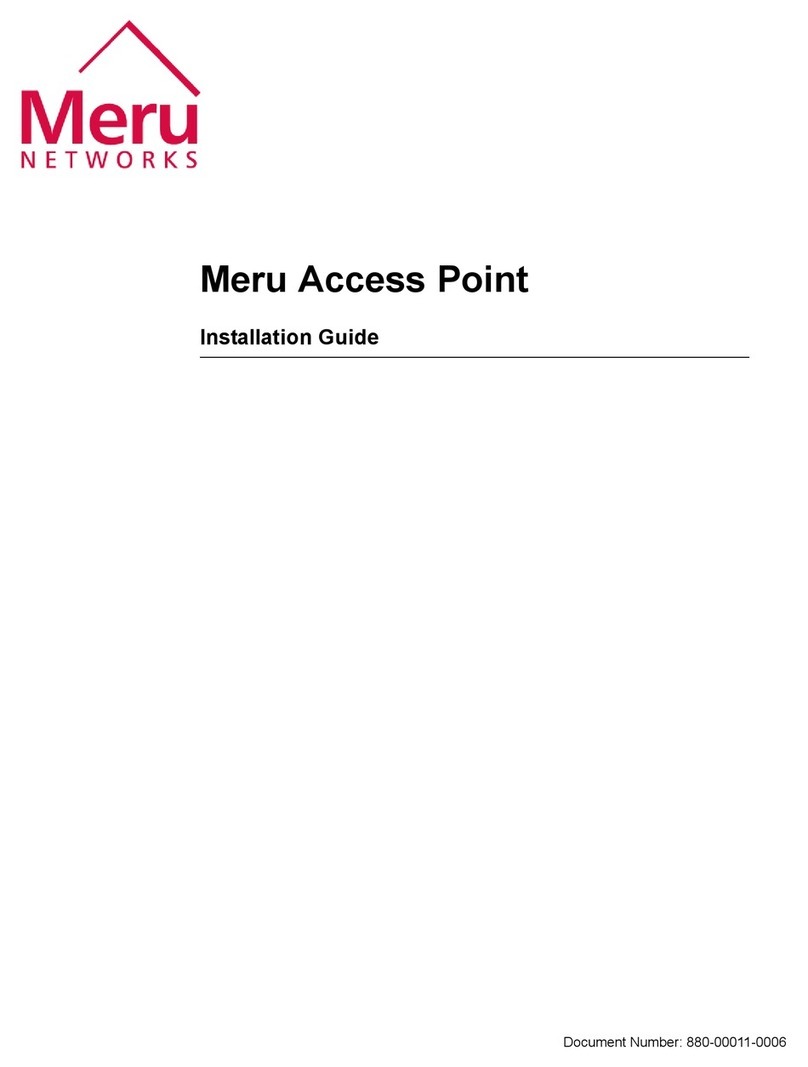Meru Networks AP100 User manual Meru Networks AP100 User manual