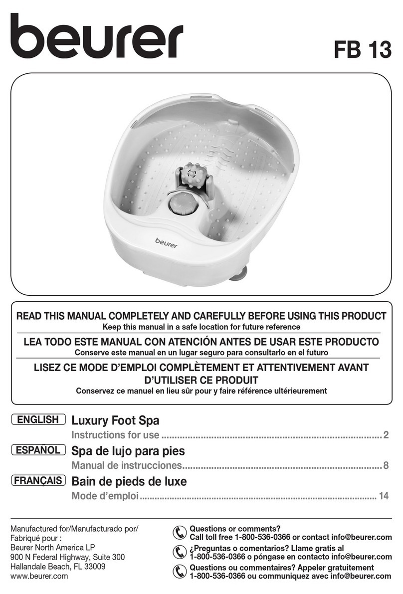 Beurer FB 13 Instructions for use