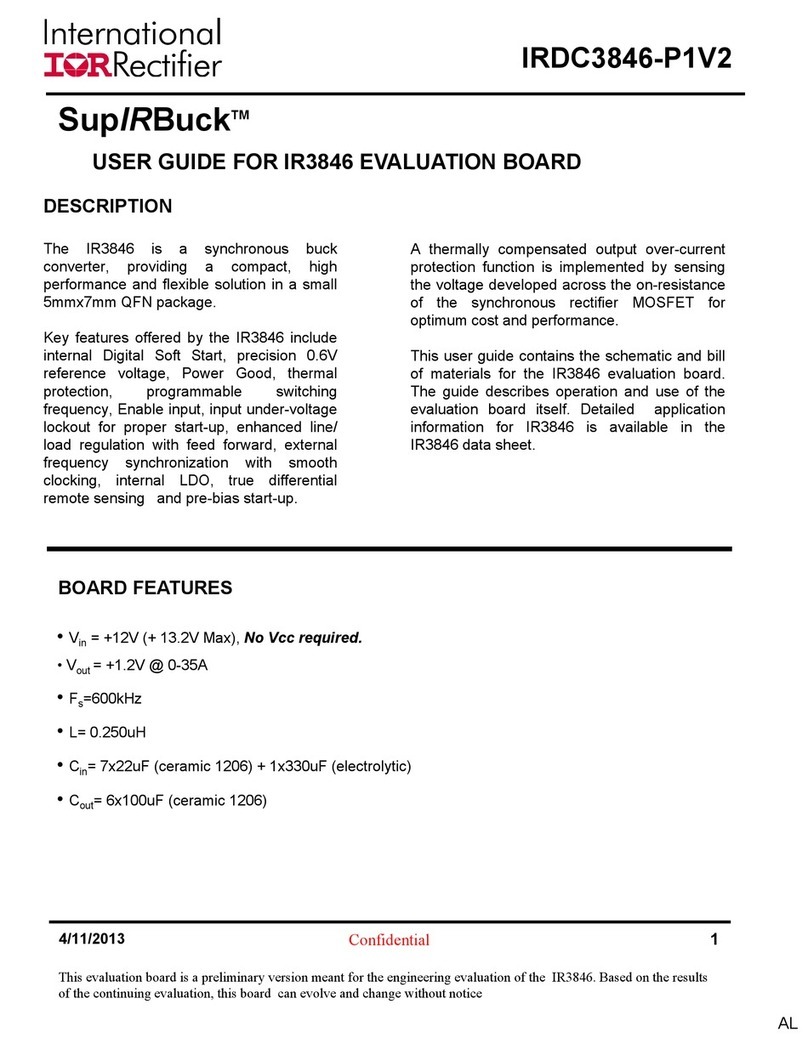 International Rectifier SupIRBuck IRDC3846 User manual