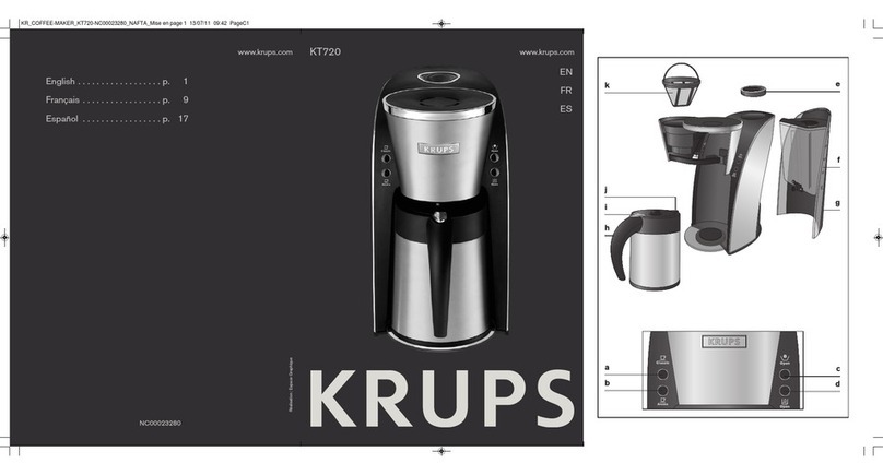 Krups KT720 User manual