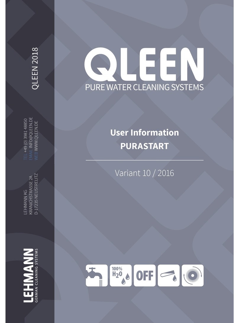 Qleen PURASTART Operation manual