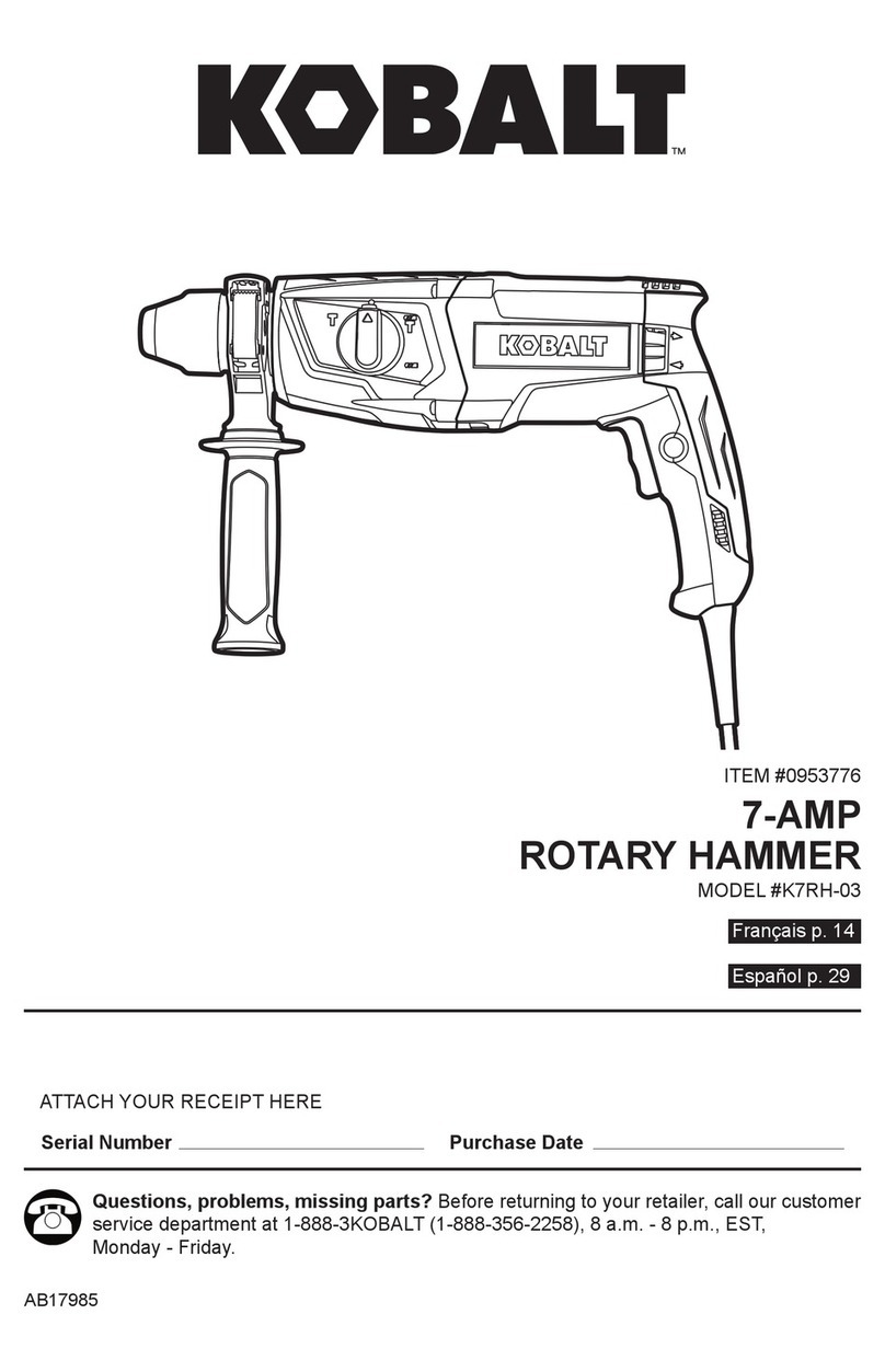 Kobalt K7RH-03 manual