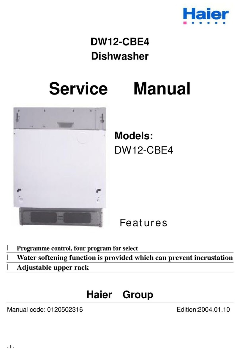 Haier DW12-CBE4 User manual
