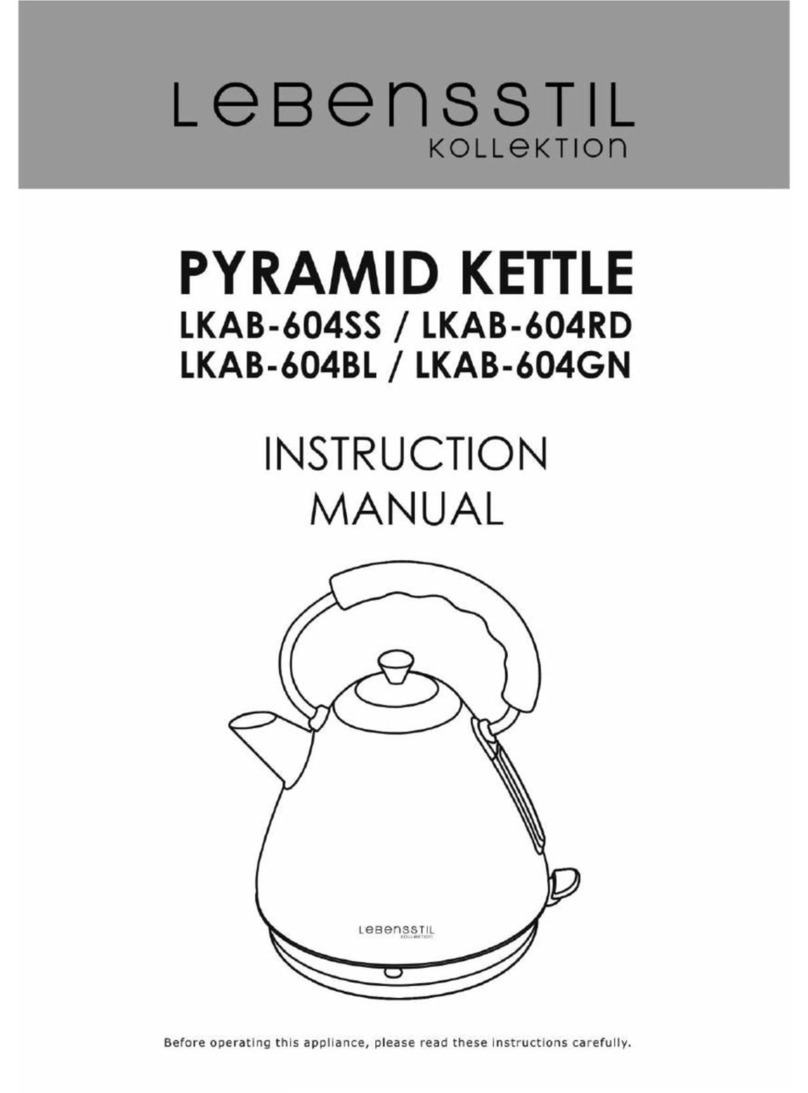 Lebensstil Kollektion LKAB-604SS instruction manual