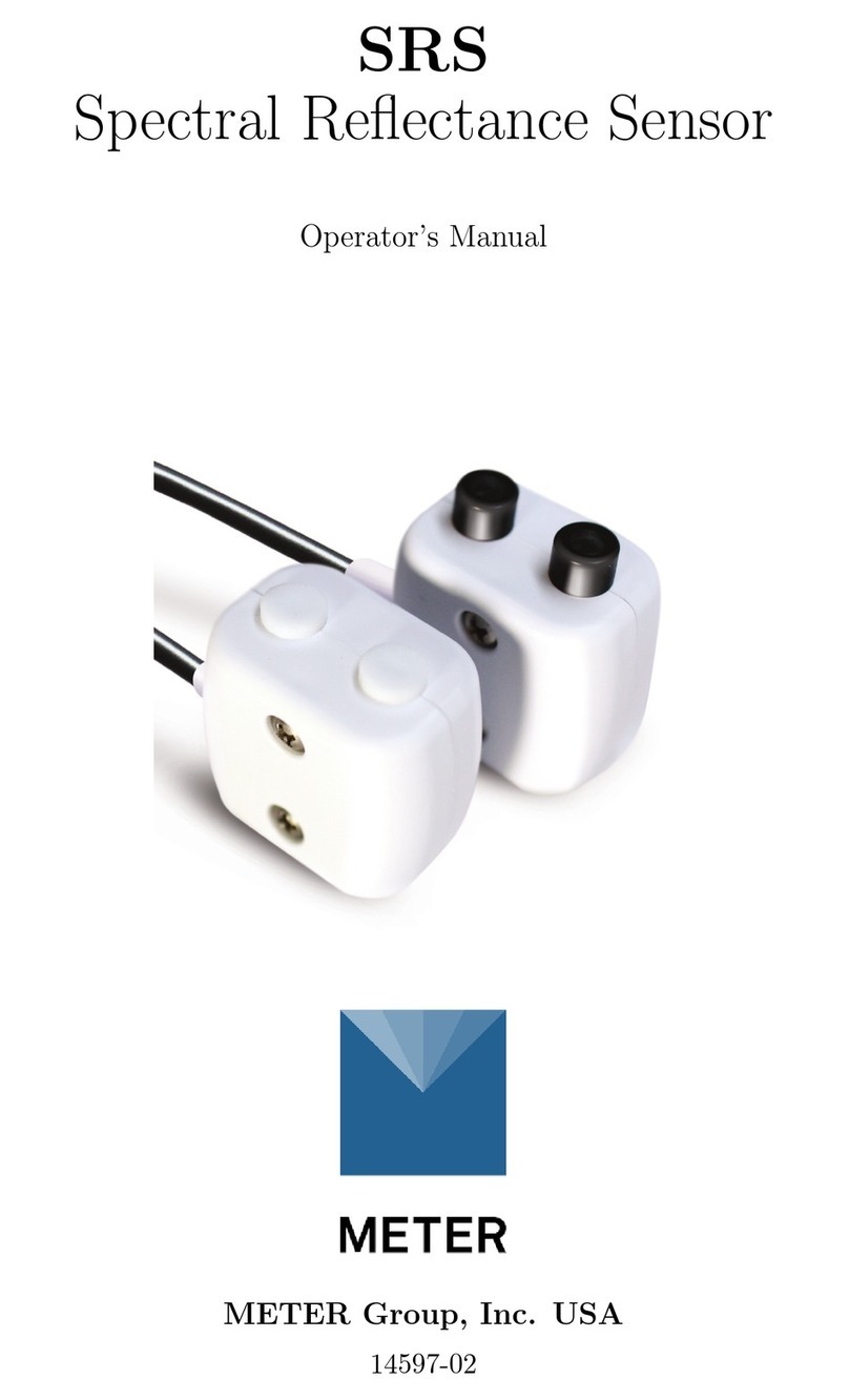 METER Group, Inc. Spectral Reflectance Sensor Operator's manual
