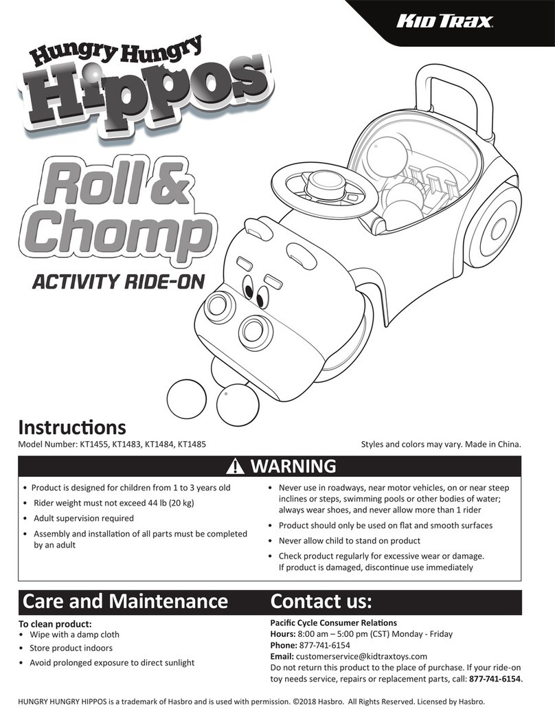 KID Trax Hungry Hungry Hippos Roll & Chomp KT1455 instructions KID Trax Hungry Hungry Hippos Roll & Chomp KT1455 instructions