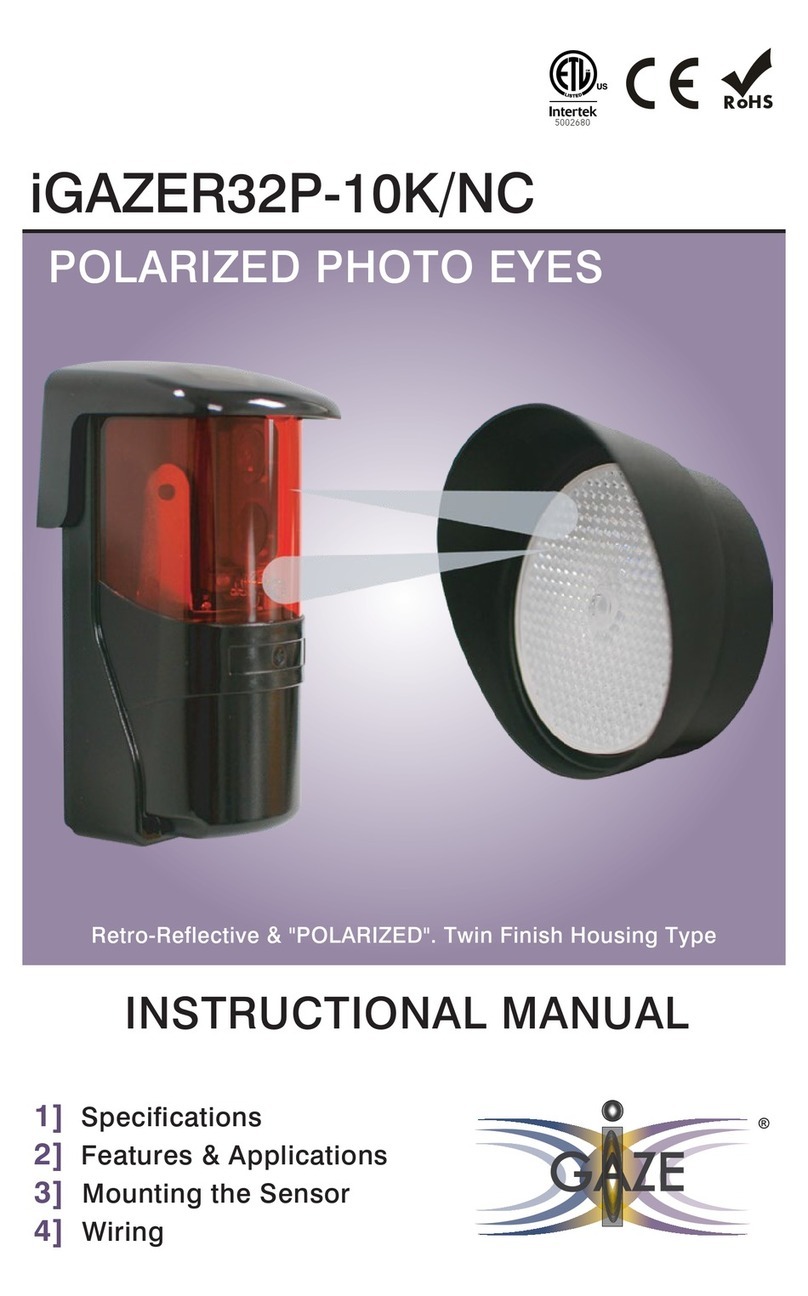 Transmitter Solutions iGAZER32P-10K/NC Instructional manual