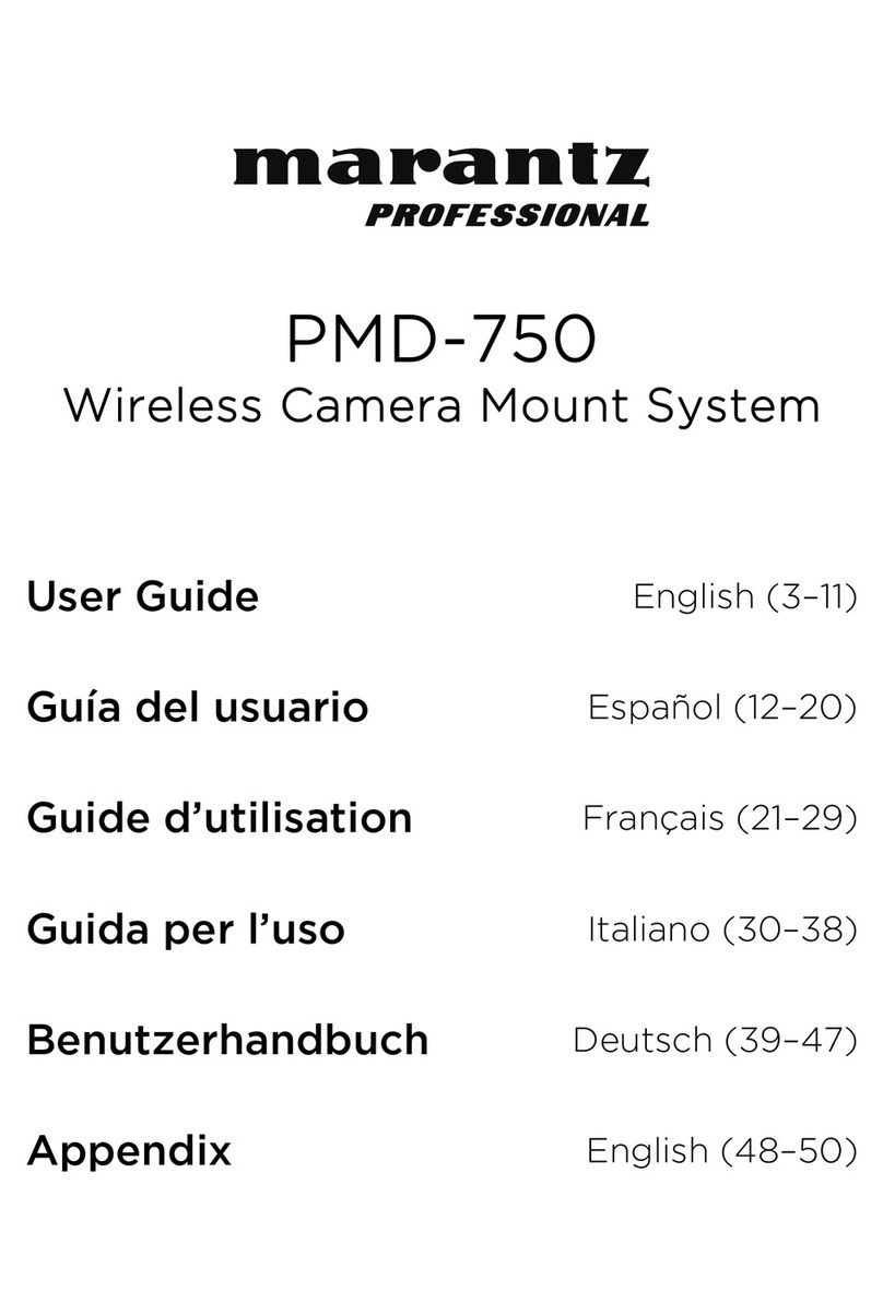 Marantz professional PMD-750 user guide