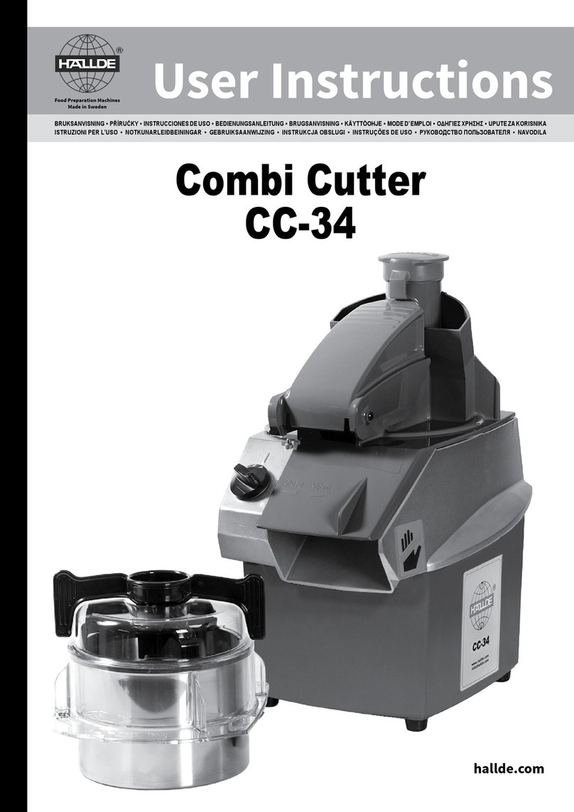 Hallde CC-34 User instructions