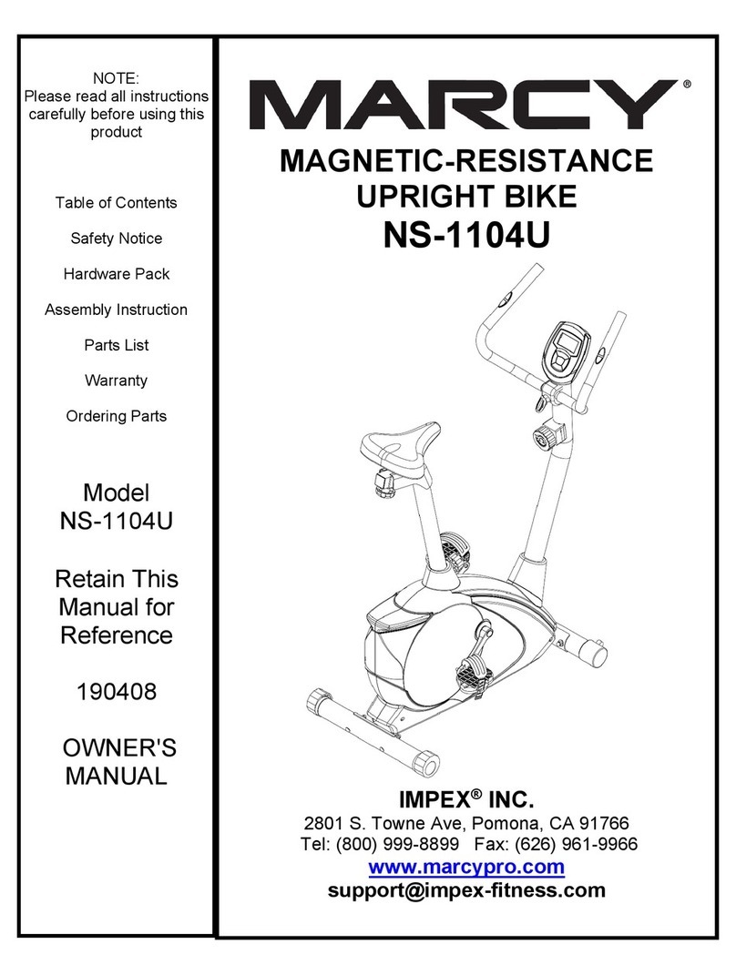 Marcy NS-1104U owner's manual