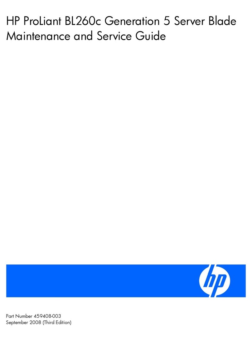 HP ProLiant BL360 G5 Manual