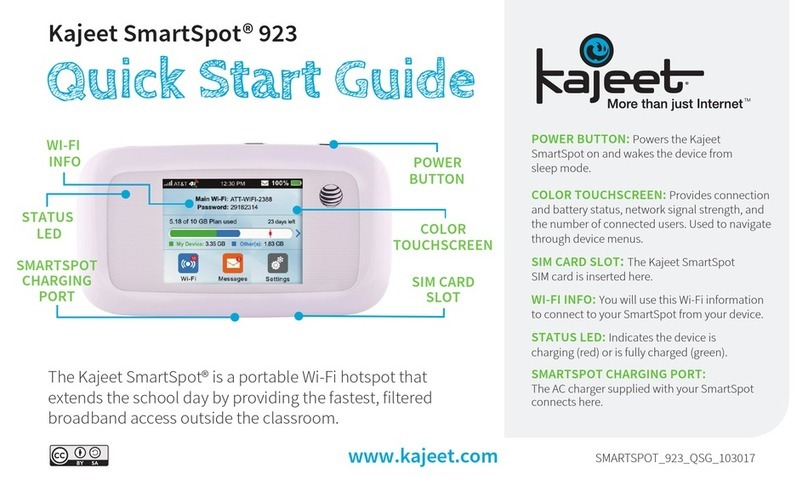 Kajeet SmartSpot 923 quick start guide