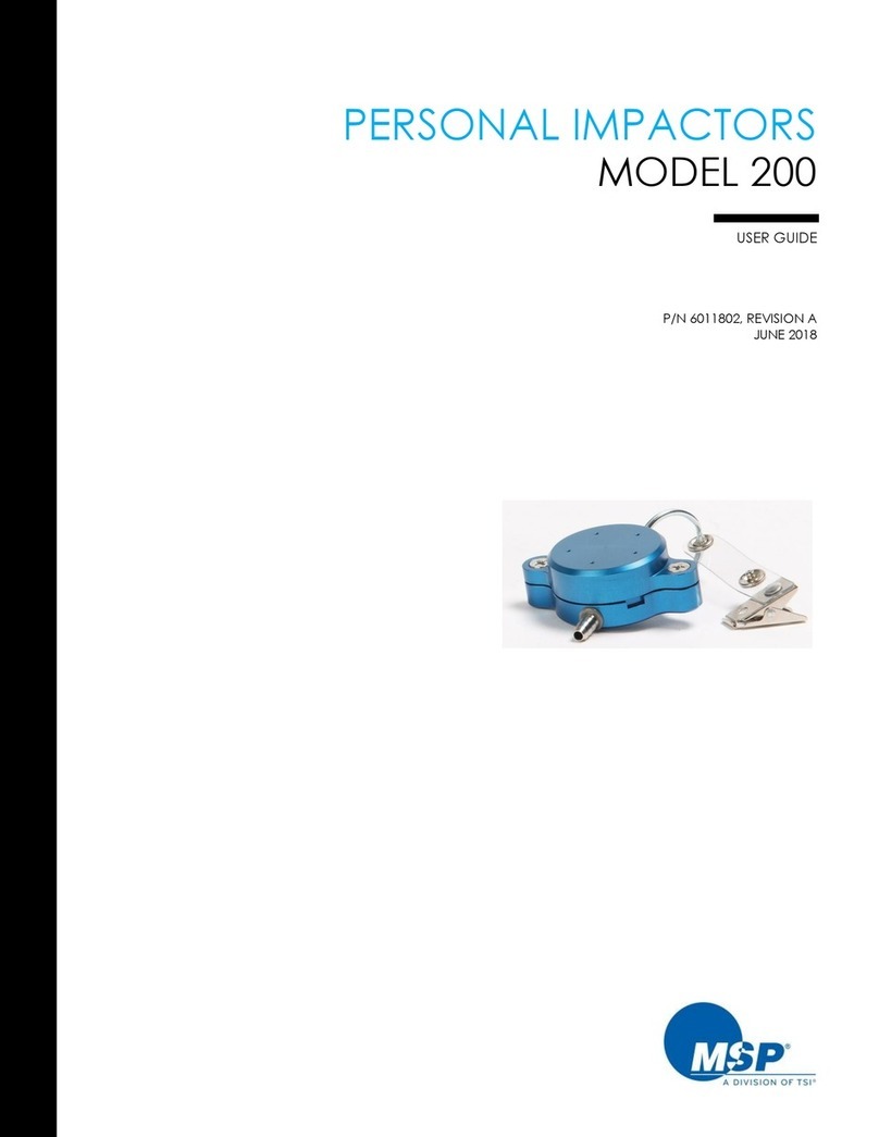 TSI Instruments MSP 200 user guide TSI Instruments MSP 200 user guide