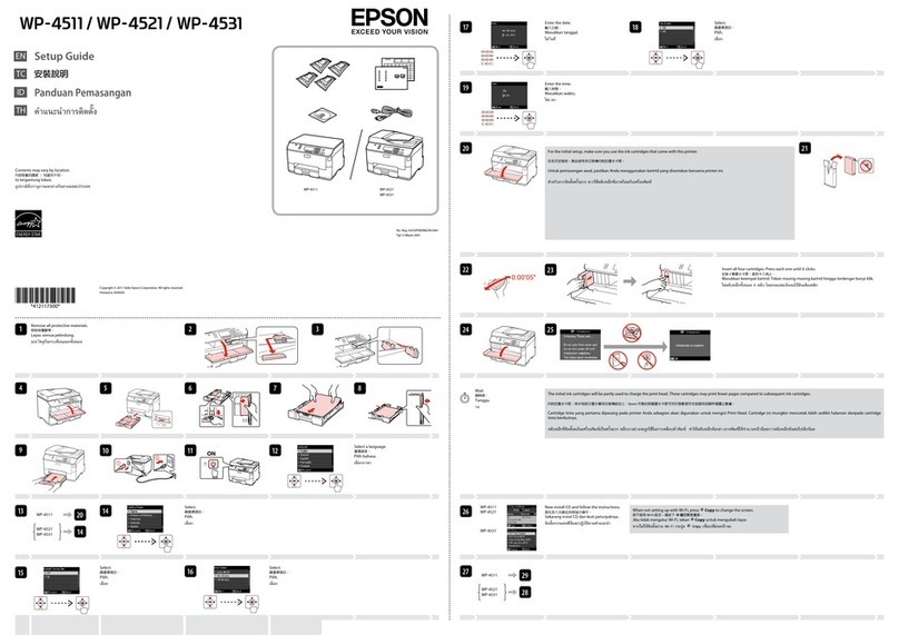 Epson WP-4511 User manual