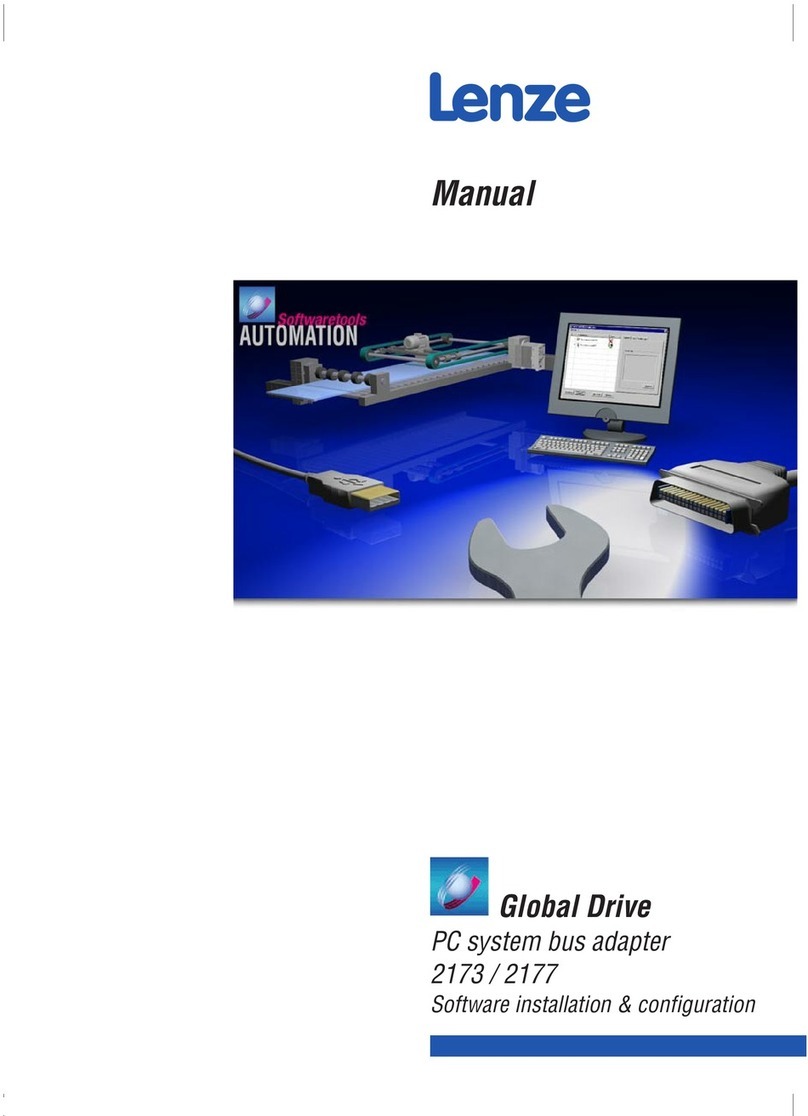 Lenze 2173 Software Installation & Configuration
