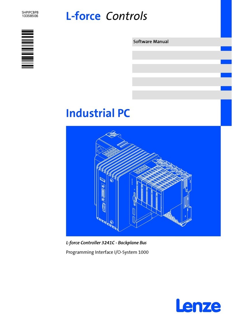 Lenze L-Force 3241C Software manual