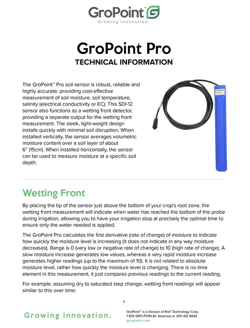 GroPoint Pro technical information