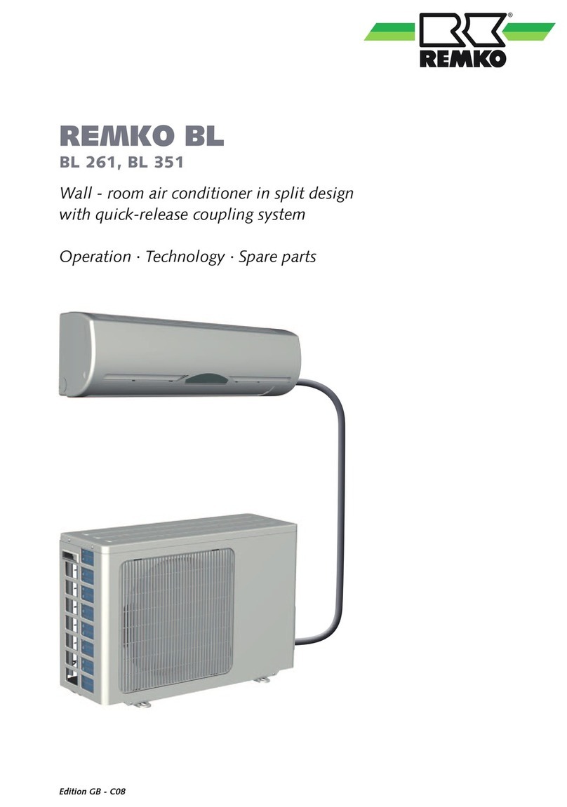REMKO BL Series User manual
