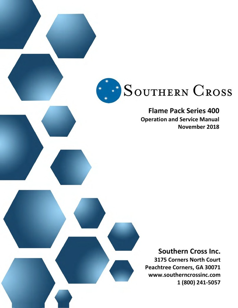 Southern Cross Flame Pack 400 Series Operation and service manual Southern Cross Flame Pack 400 Series Operation and service manual