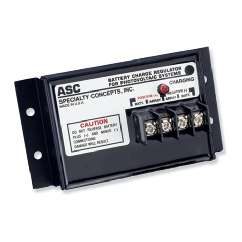 Specialty Concepts ASC Series Installation and operation manual