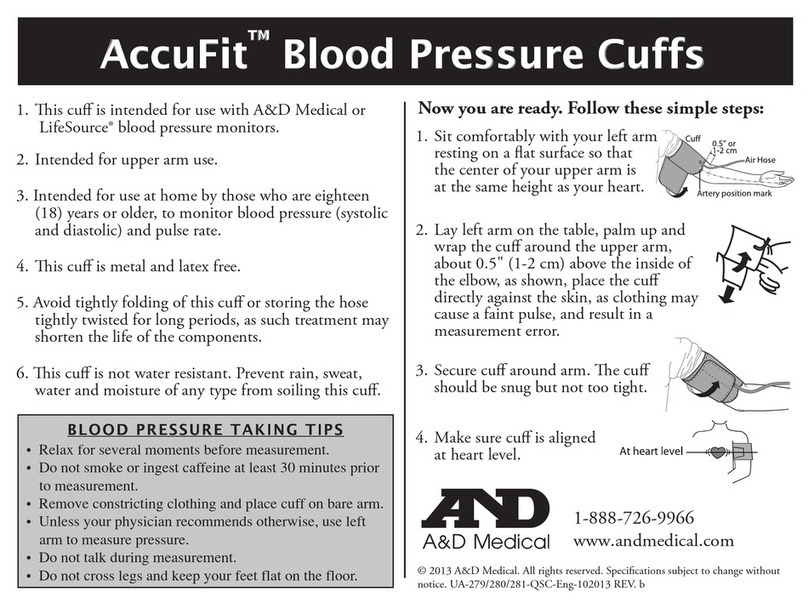 A&D AccuFit User manual
