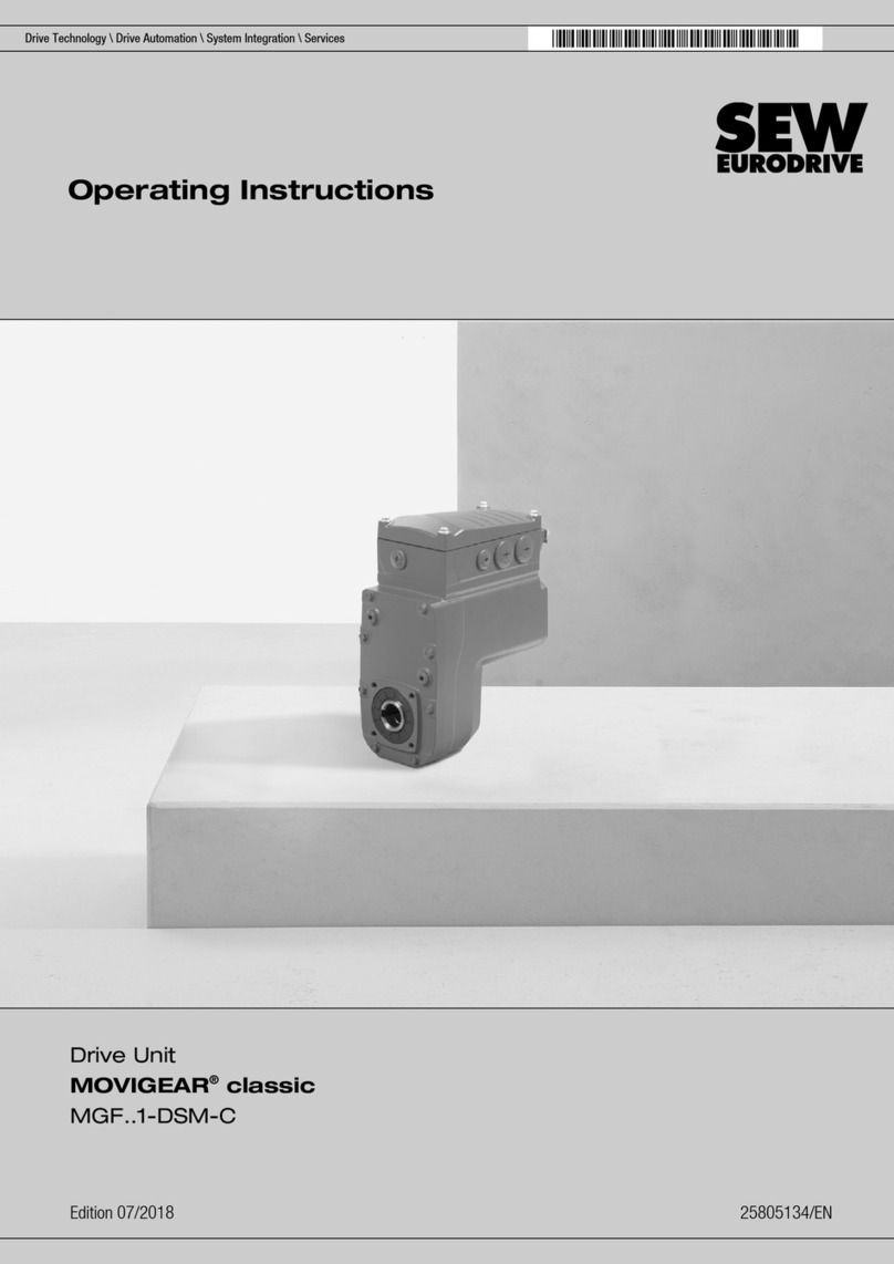 SEW-Eurodrive MOVIGEAR classic MGF**1-DSM-C Series operating instructions SEW-Eurodrive MOVIGEAR classic MGF**1-DSM-C Series operating instructions