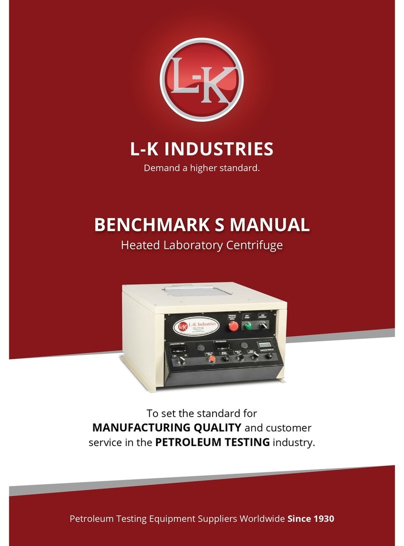 L-K Industries BENCHMARK S manual