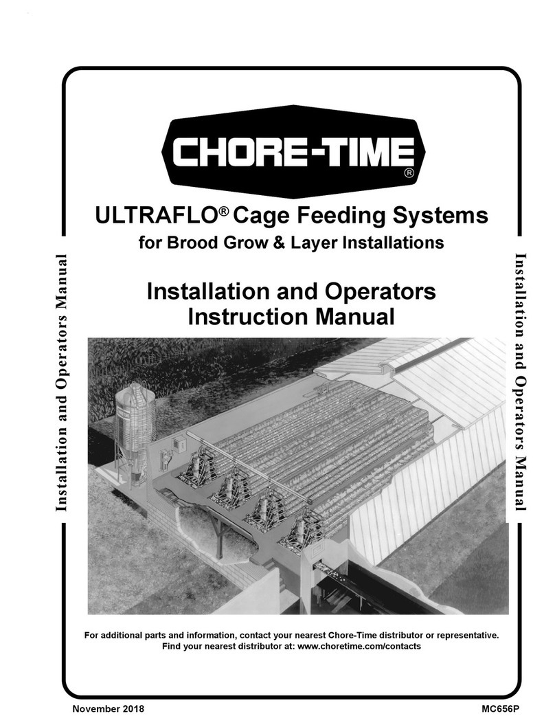 Chore-Time ULTRAFLO Series Installation and Operators Instruction Manual