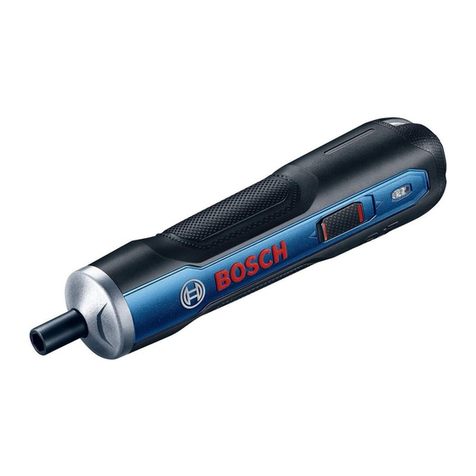 Bosch GO User manual