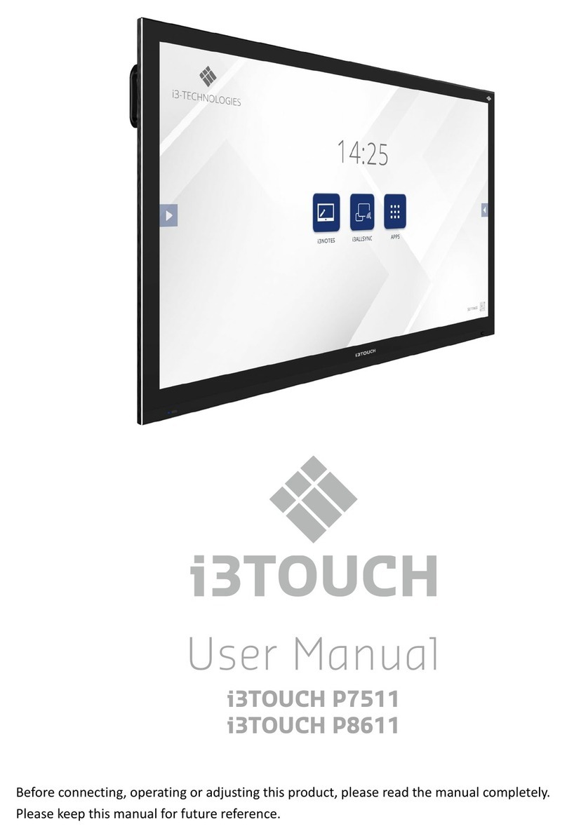 i3TOUCH P7511 user manual