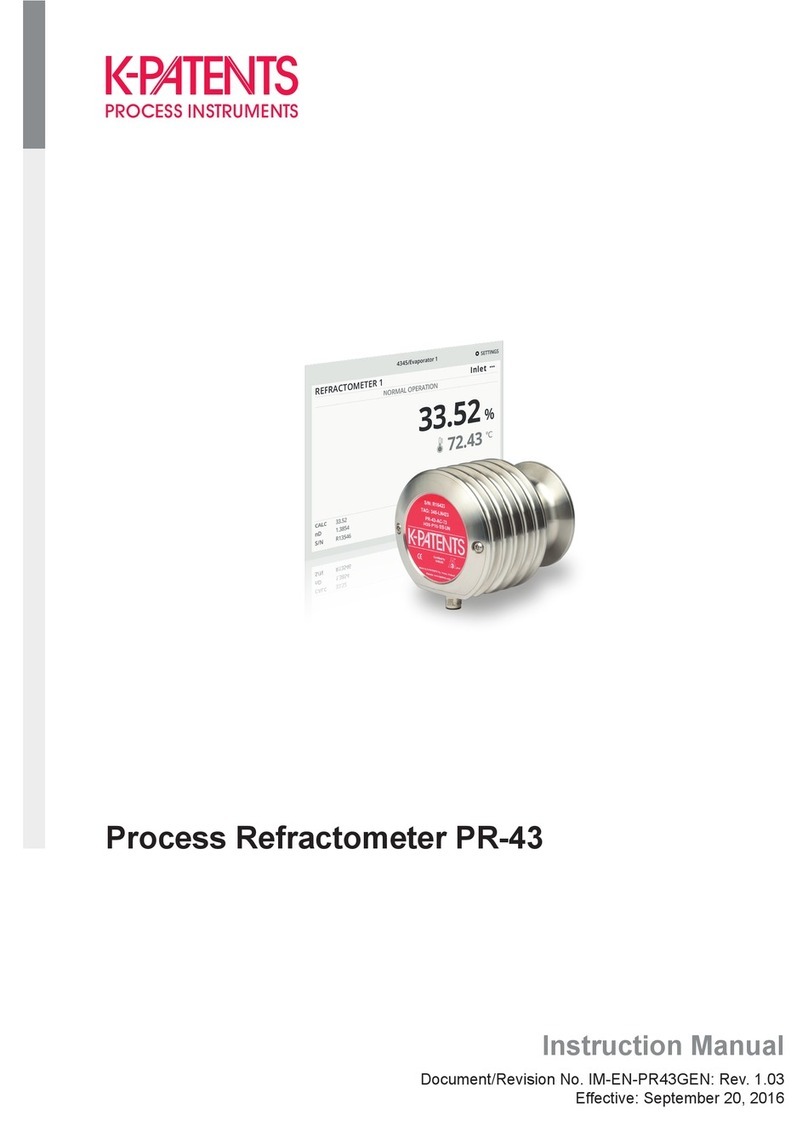 K-Patents PR-43 Series instruction manual