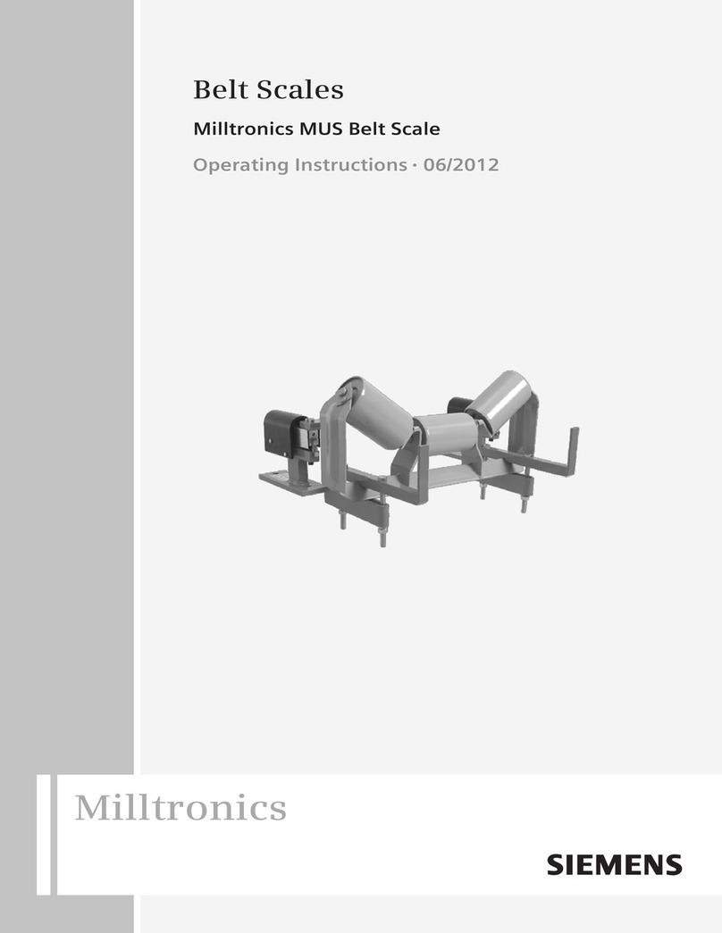 Siemens Milltronics MUS operating instructions