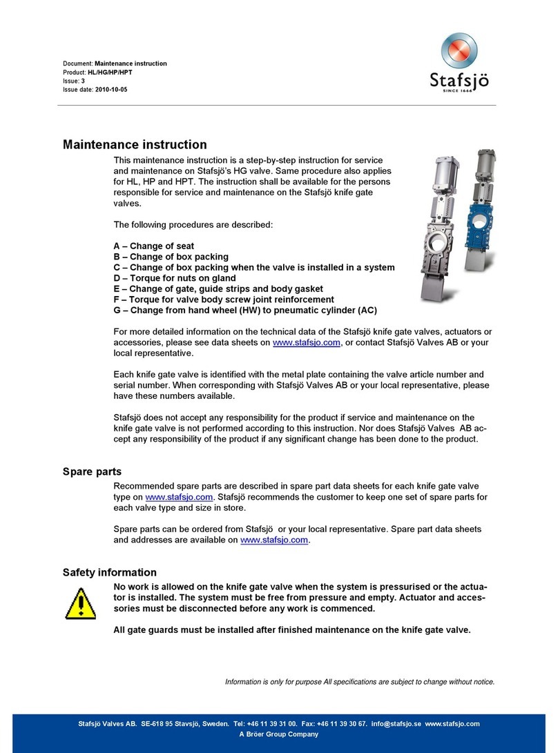 Stafsjö HL Maintenance Instruction