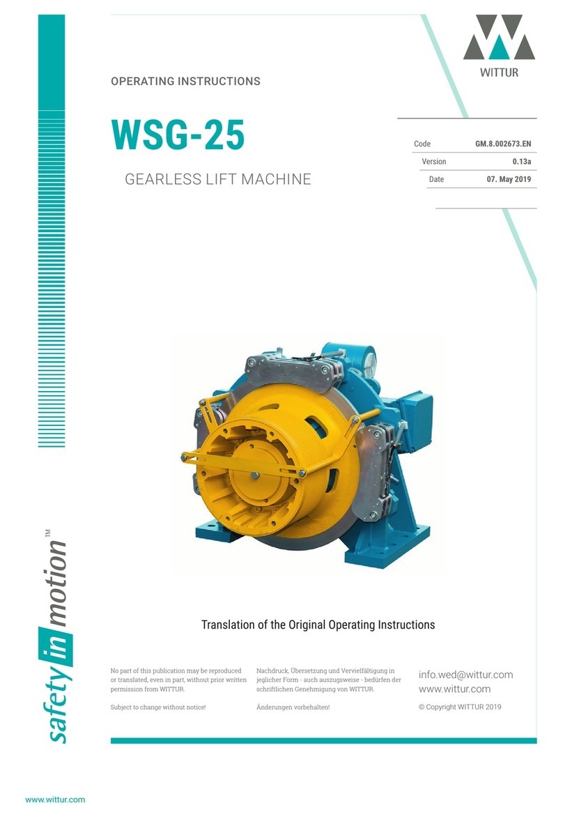WITTUR WSG-25 operating instructions