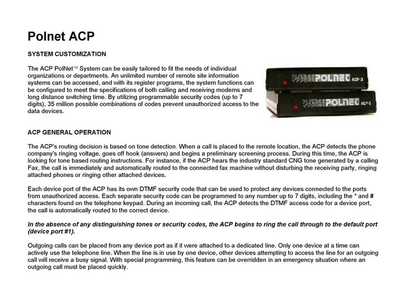 Multilink Polnet ACP-5 manual