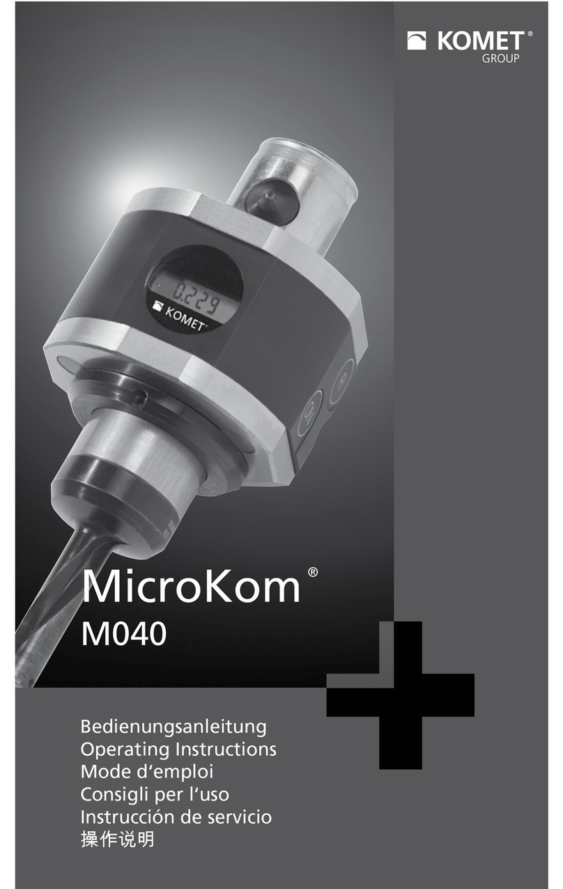 Komet MicroKom M040 operating instructions